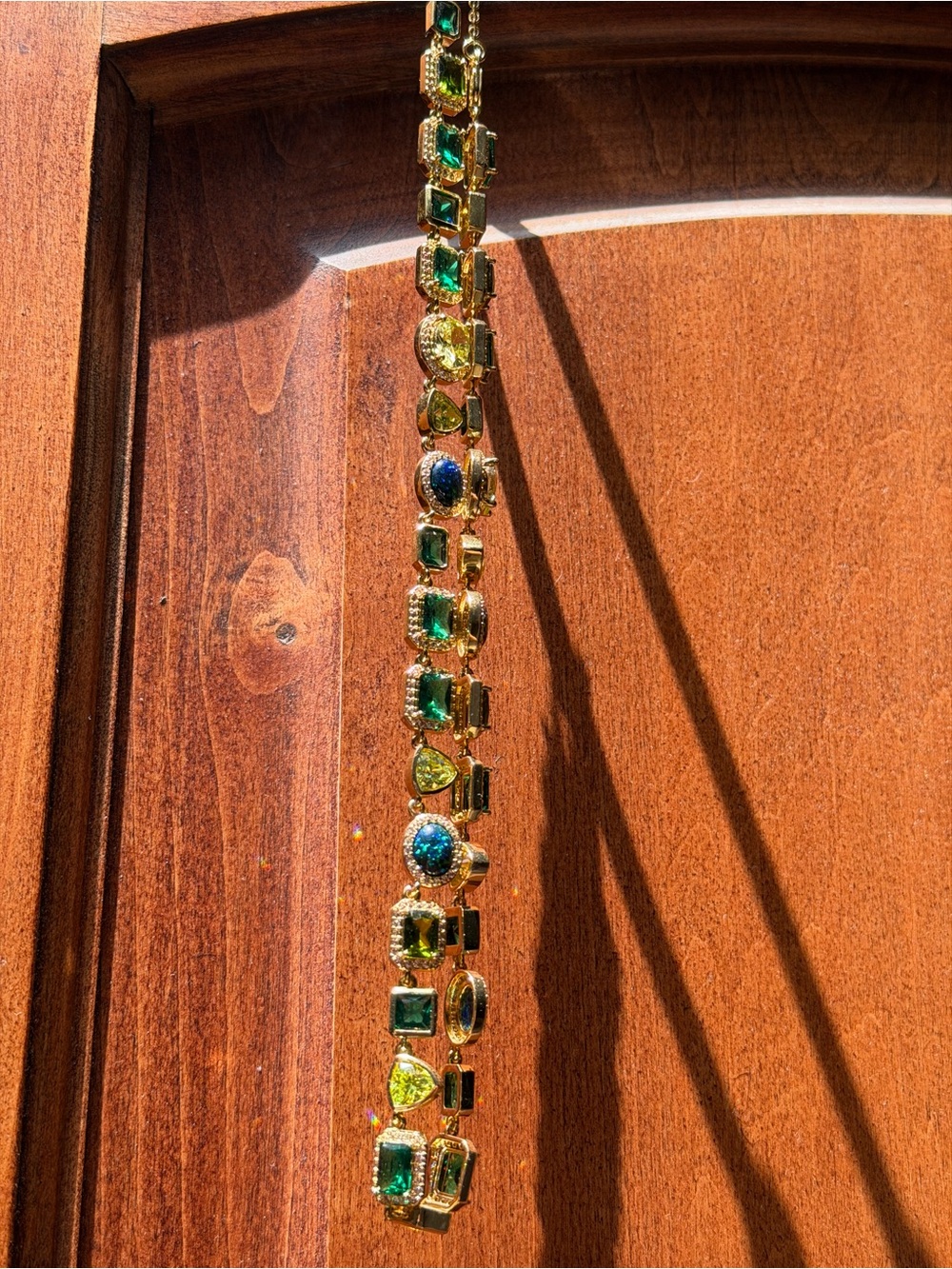 Christin Marie studio Emerald Envy Solstice gemstone necklace